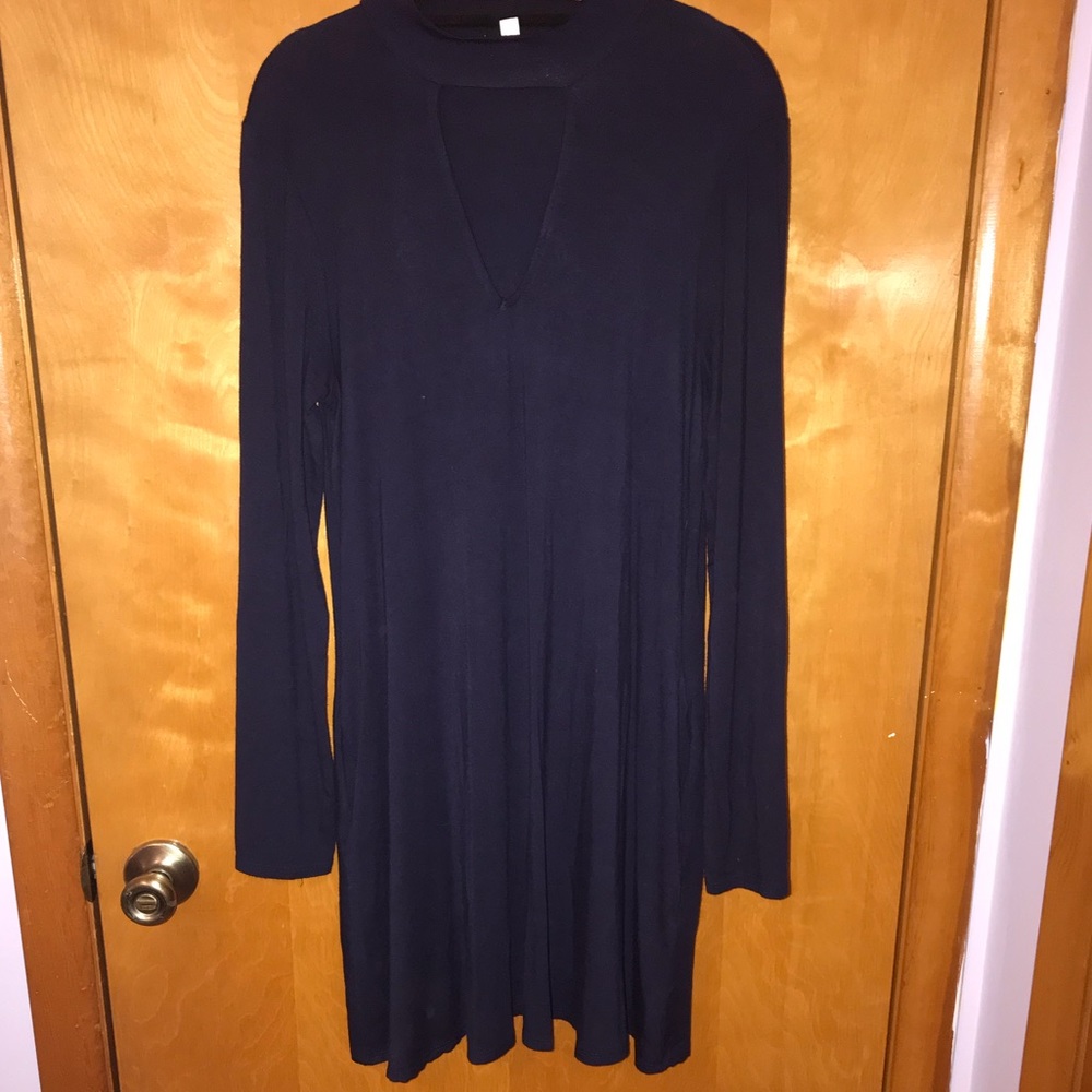 Navy Long sleeve Dress